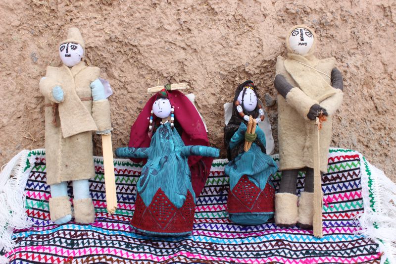 عروسک‌های روستای« تاجمیر »