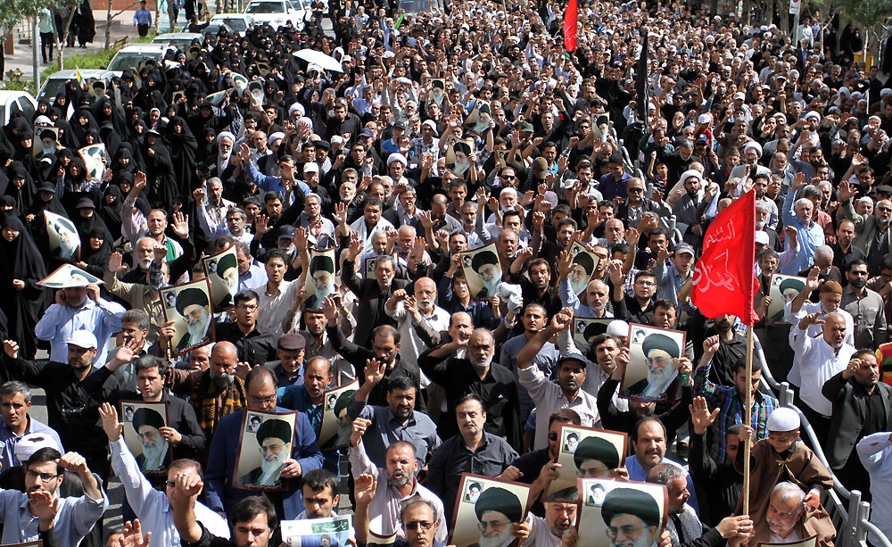 راهپیمایی نمازگزاران جمعه در انزجار علیه جنایات آل سعود - مشهد