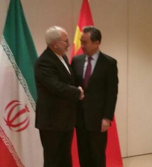 ظریف و وزیر امور خارجه چین