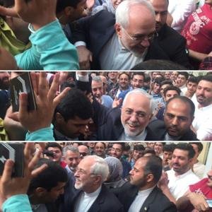  محمدجواد ظریف رای خود را به صندوق انداخت