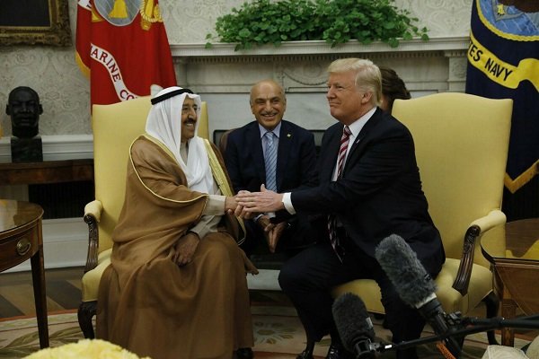 ترامپ و امیر کویت