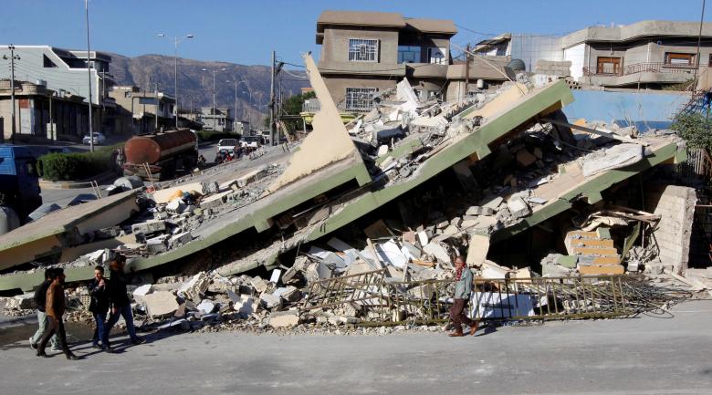 (تصاویر)عکس هایی از زلزله در دوسوی مرز ایران و عراق