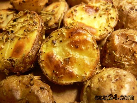 طرز تهیه سیب زمینی تنوری