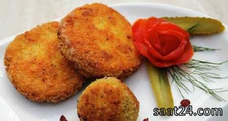 طرز تهیه کتلت مرغ