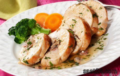 طرز تهیه رولت مرغ