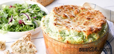 طرز تهیه سوفله سبزیجات