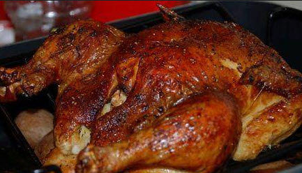 طرز تهیه مرغ شکم پر