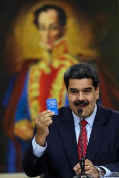 نشست خبری "نیکولاس مادورو" رییس جمهوری ونزوئلا در کاراکاس