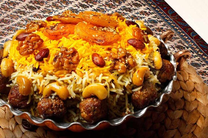 طرز تهیه گردو پلو شهرکرد | گردو پلو با مرغ | طرز تهیه گردوپلو با لوبیا -  ساعت24