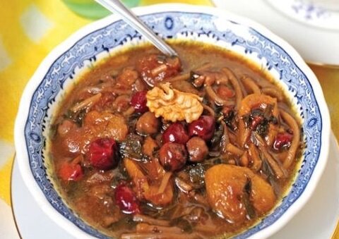 طرز تهیه آش انار | نحوه تهیه آش آلبالو
