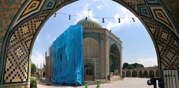 جریان تخریب کاشی کاری امامزاده حسین قزوین چیست؟