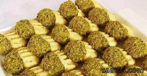 طرز تهیه شیرینی پستهای چنگالی