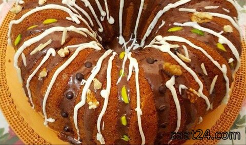 طرز تهیه کیک هل و گردو