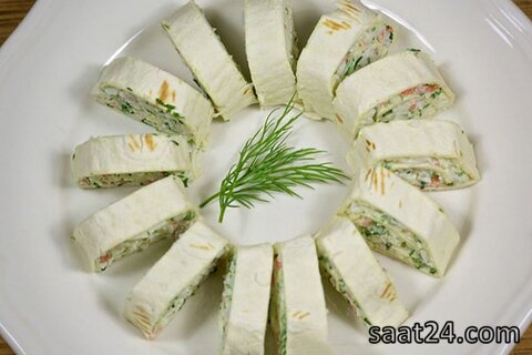 طرز تهیه رولت پنیر