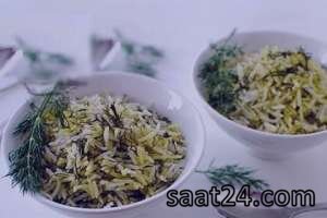 طرز تهیه کته شوید