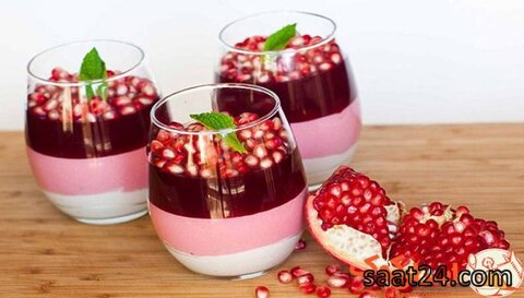 طرز تهیه موس انار