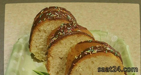 طرز تهیه کیک شیر موز و گلاب