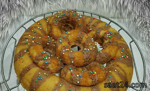 کیک شیرموز و خرما