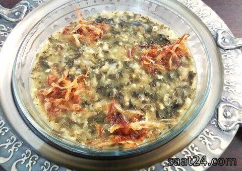 طرز تهیه آش برگ مو