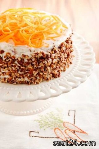 طرز تهیه کیک هویج نارگیلی