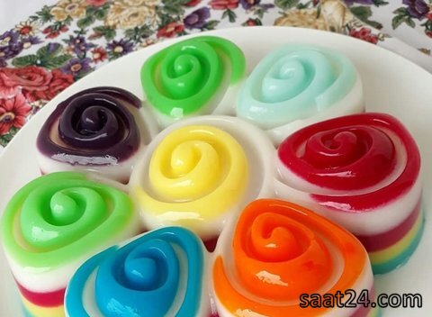 طرز تهیه ژله حلزونی