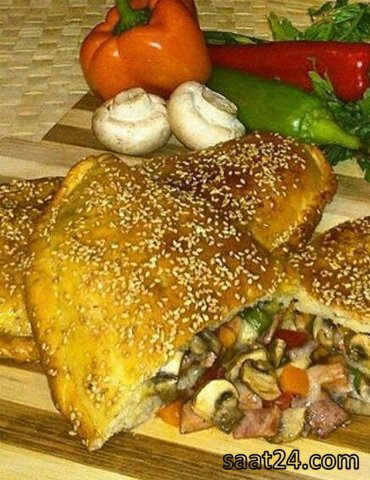 طرز تهیه پیتزا پیراشکی ایتالیایی