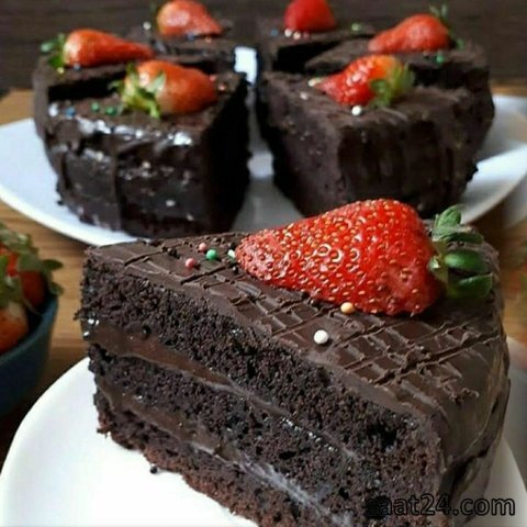  طرز تهیه کیک دبل چاکلت