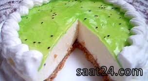طرز تهیه چیز کیک کیوی