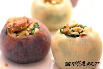 طرز تهیه دلمه پیاز