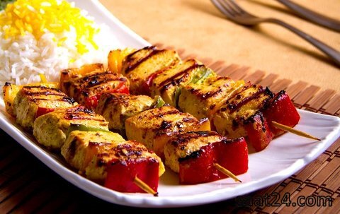 طرز تهیه کباب شیش طاووق