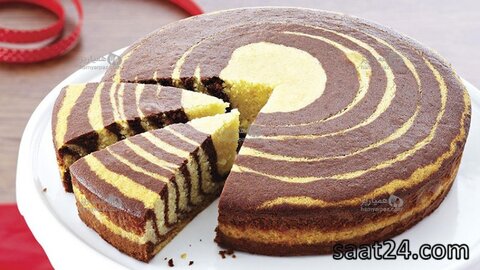 طرز تهیه کیک زبرا