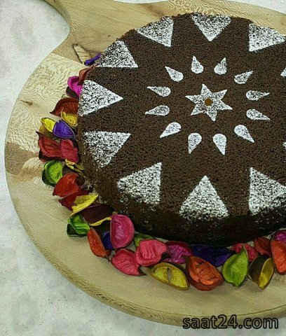 طرز تهیه کیک شیفون شکلاتی