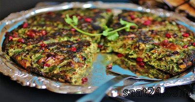 طرز تهیه کوکو برگ کرفس