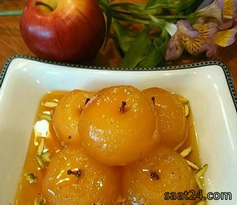  طرز تهیه مربای سیب گلاب