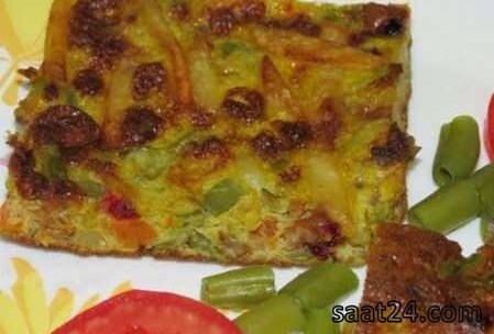 طرز تهیه کوکو لوبیا سبز  