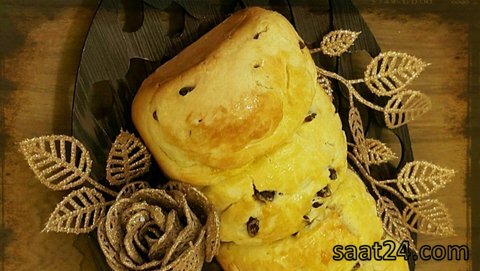  طرز تهیه نان کشمشی ایتالیایی