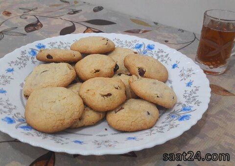 طرز تهیه کوکی کشمشی