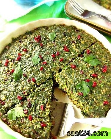 طرز تهیه کوکو سبزی