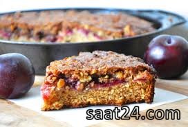 طرز تهیه کیک با شربت آلو سیاه