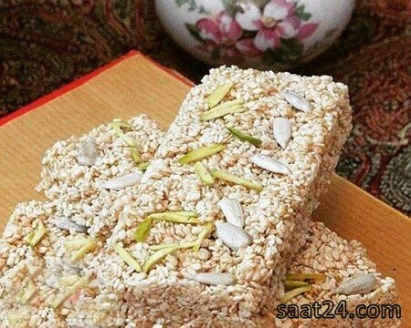 طرز تهیه کنجد عسلی