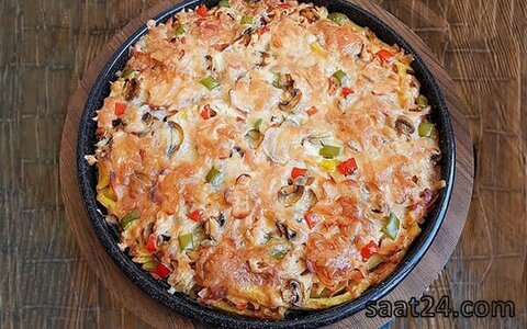 طرز تهیه پیتزا سیب زمینی