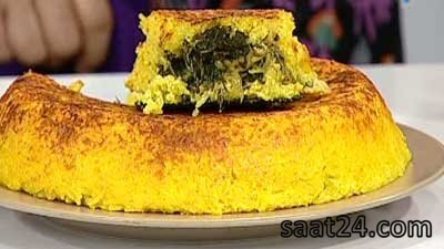 طرز تهیه ته چین اسفناج و مرغ