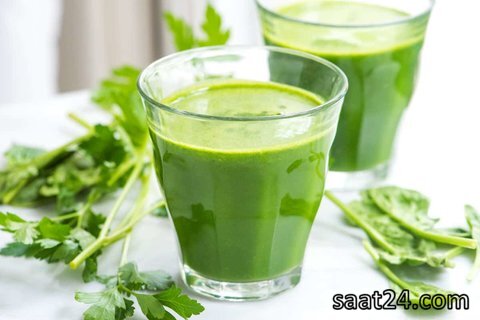 طرز تهیه نوشیدنی اسفناج