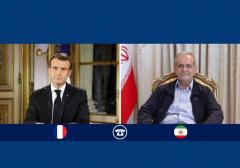 گفت‌وگوی تلفنی پزشکیان و مکرون