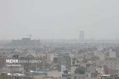 هشدار زرد هواشناسی درباره احتمال وقوع طوفان گرد و خاک در تهران