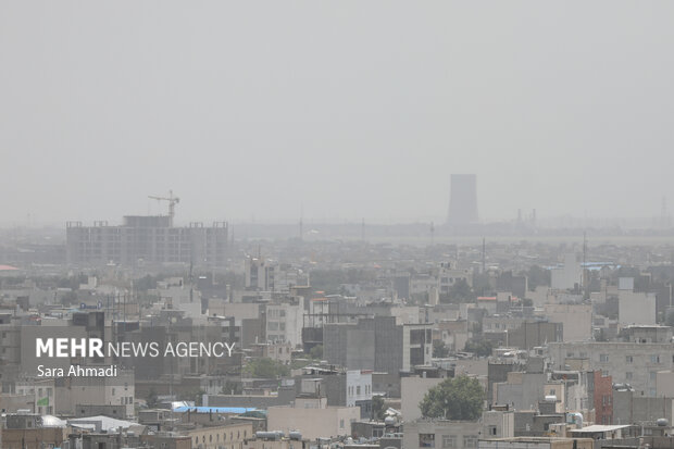 هشدار زرد هواشناسی درباره احتمال وقوع طوفان گرد و خاک در تهران