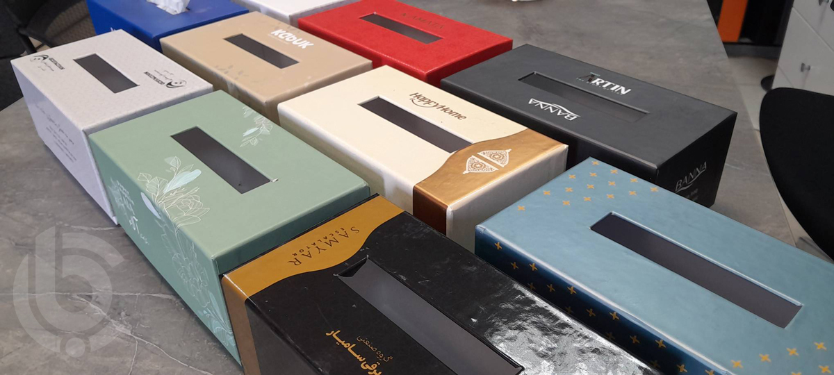 انواع جعبههاردباکس دستمال کاغذی