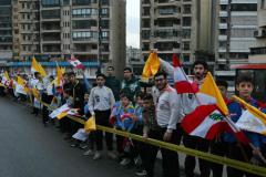 استقبال بی نظیر مردم لبنان از پاپ آمریکایی