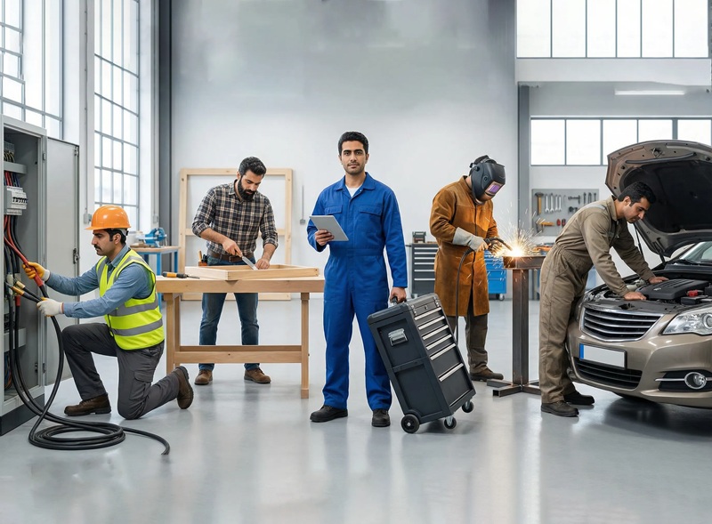 مشاغل فنی پر درآمد