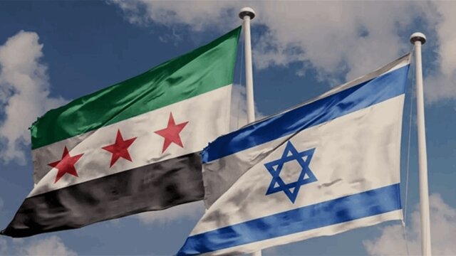 پرچم اسراییل و سوریه
